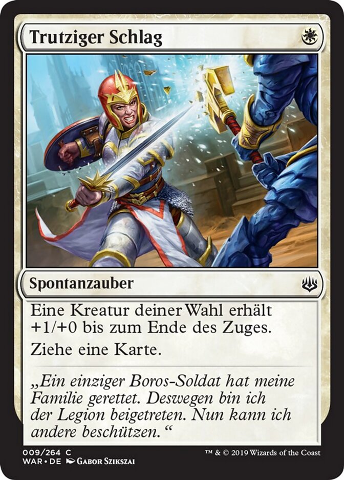 Trutziger Schlag