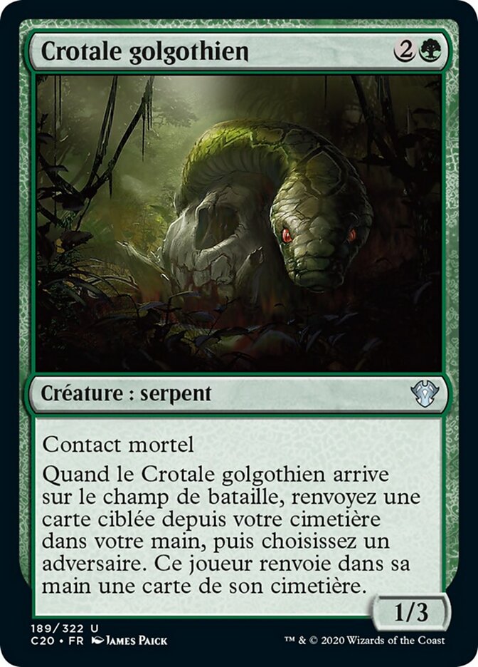 Crotale golgothien