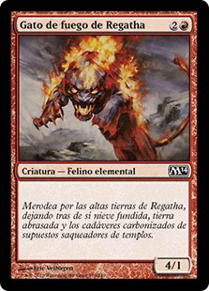 Gato de fuego de Regatha