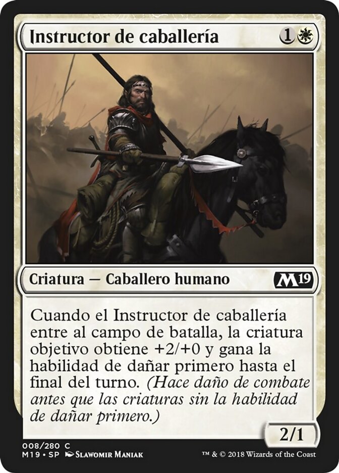 Instructor de caballería