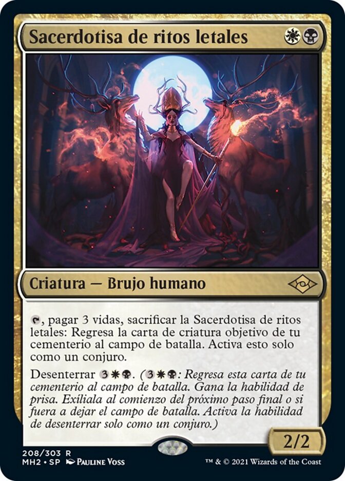 Sacerdotisa de ritos letales