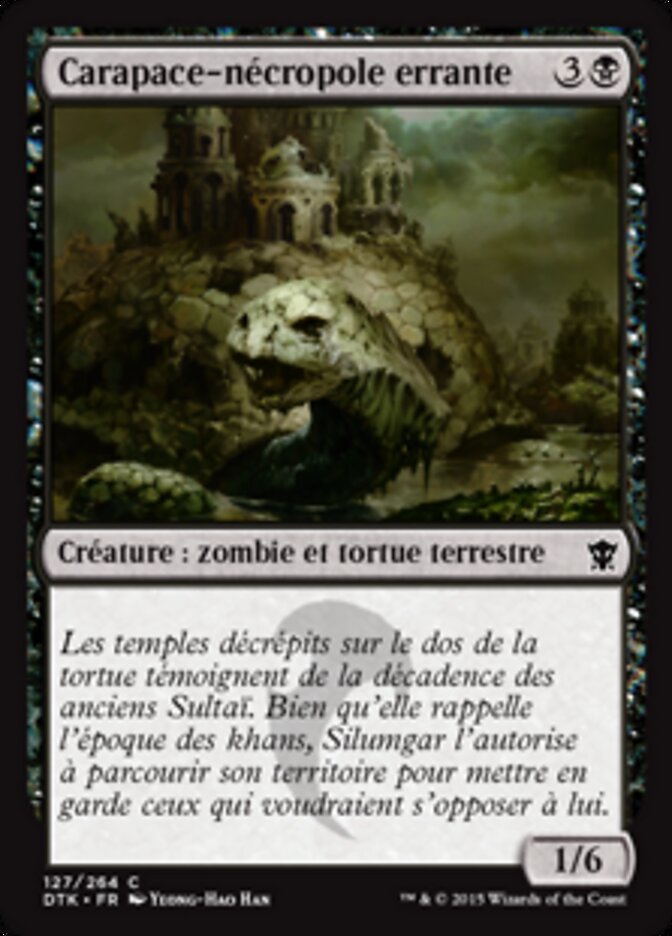 Carapace-nécropole errante