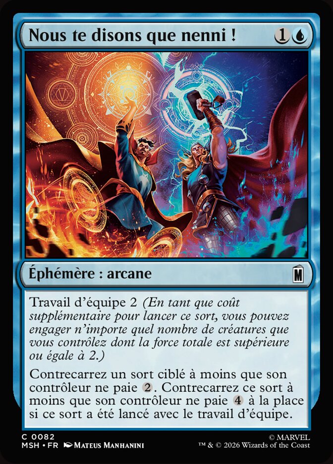 Nous te disons que nenni !