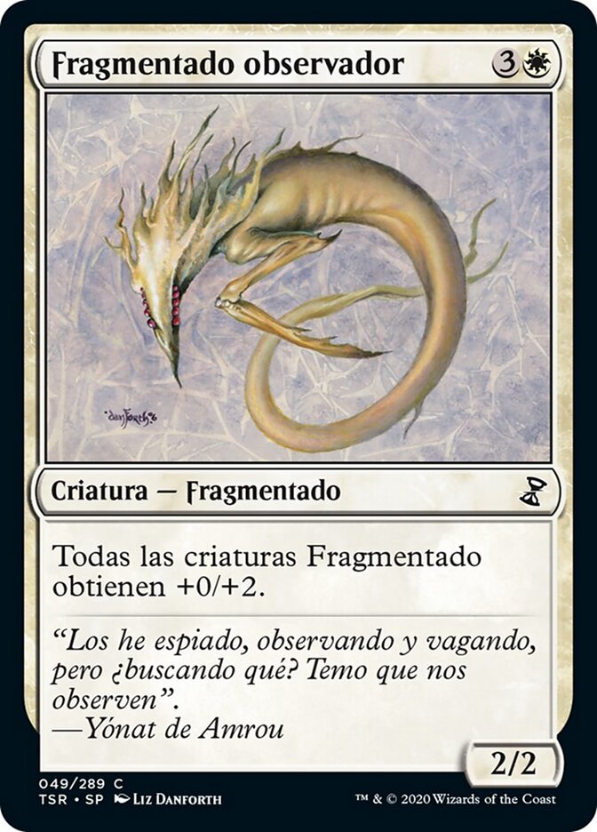 Fragmentado observador