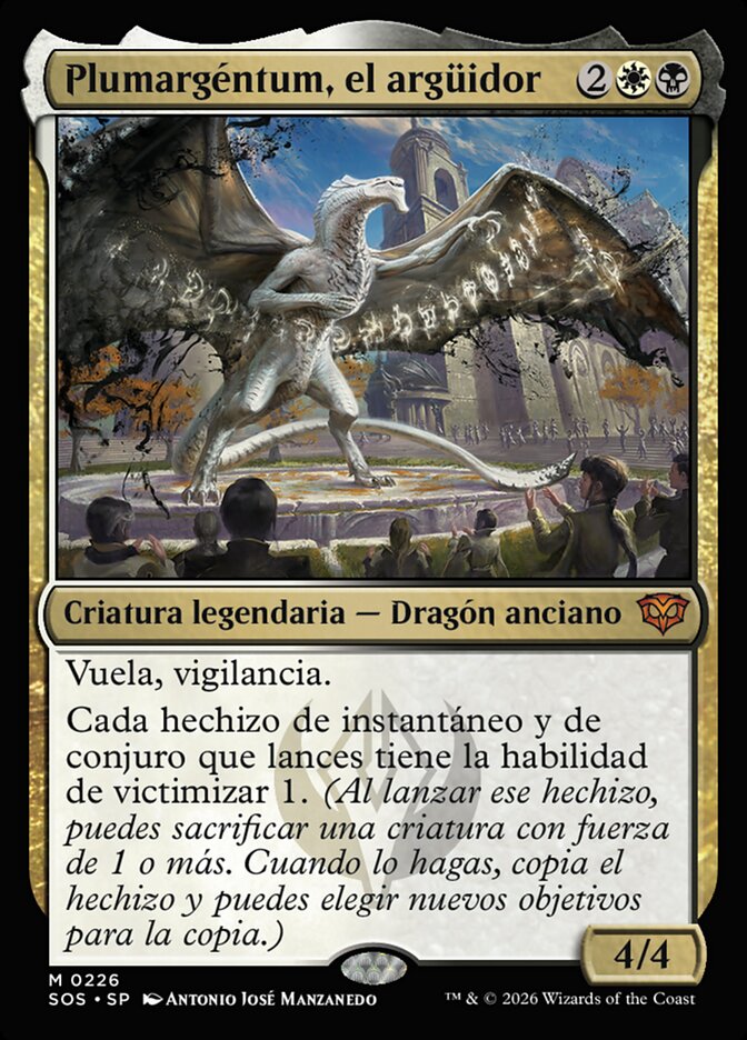 Plumargéntum, el argüidor