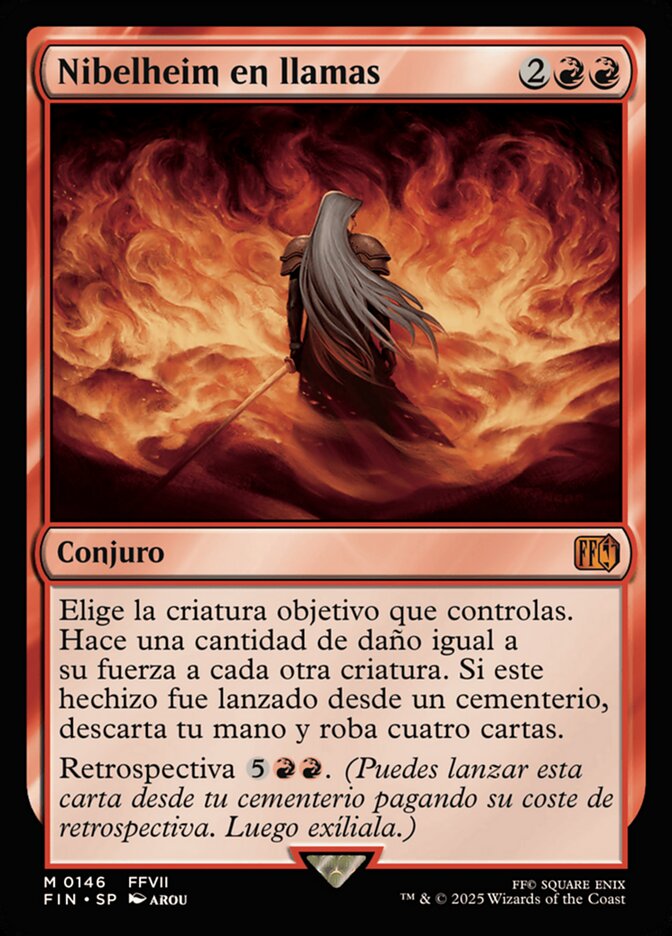 Nibelheim en llamas
