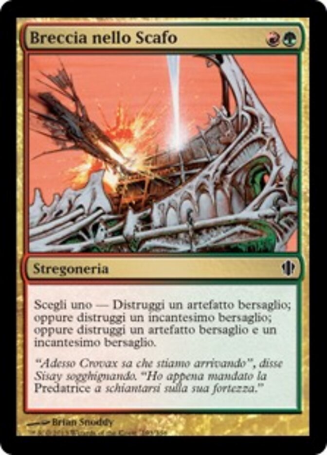 Breccia nello Scafo