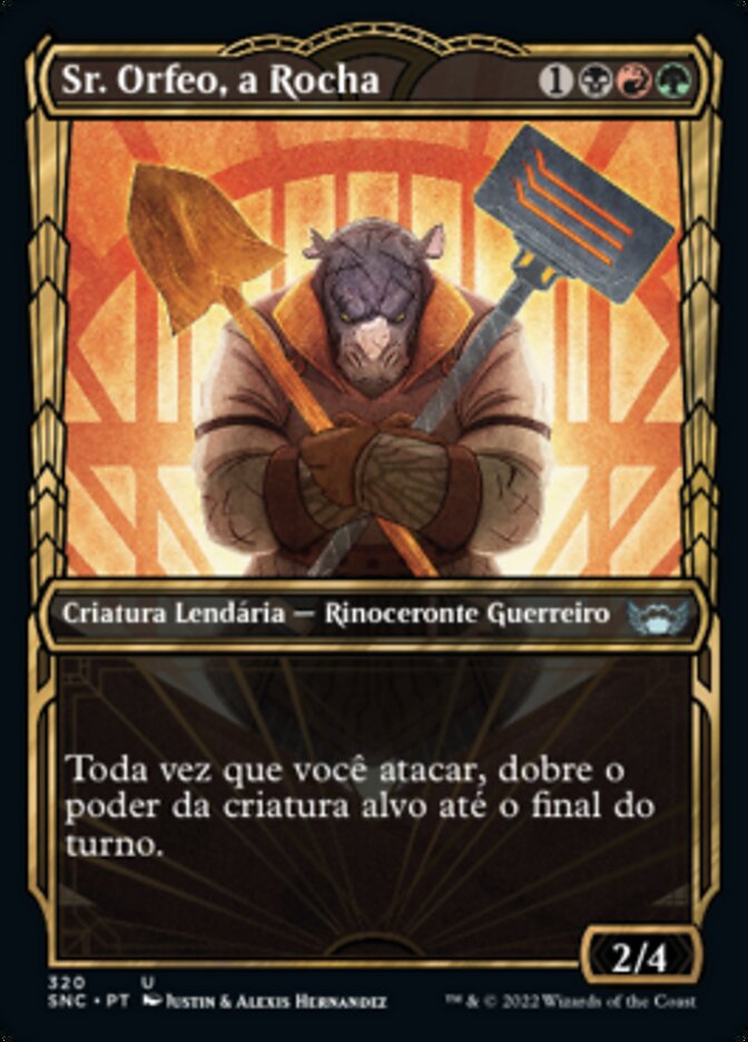 Sr. Orfeo, a Rocha