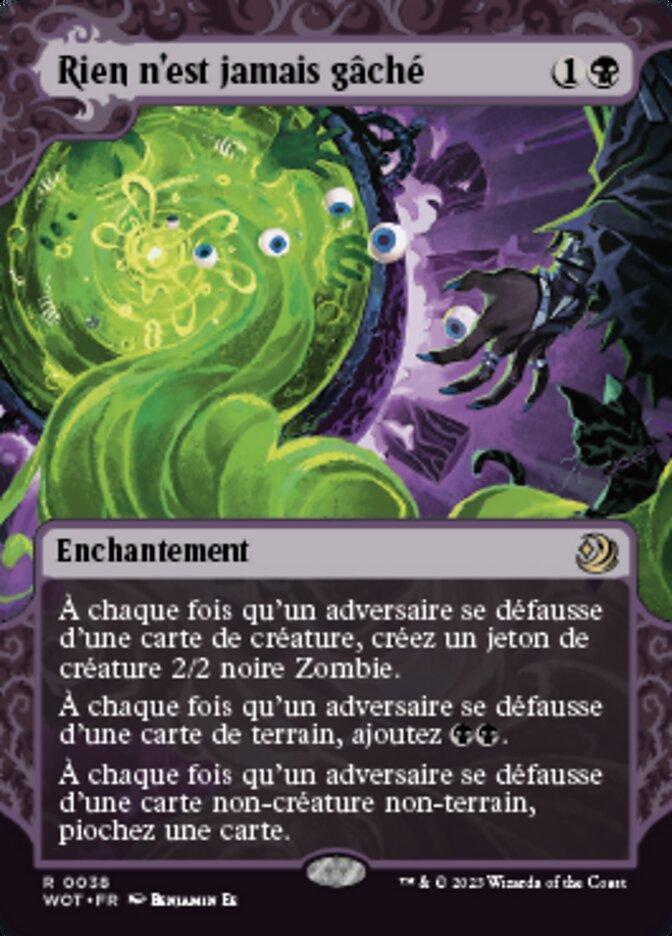 Rien n'est jamais gâché
