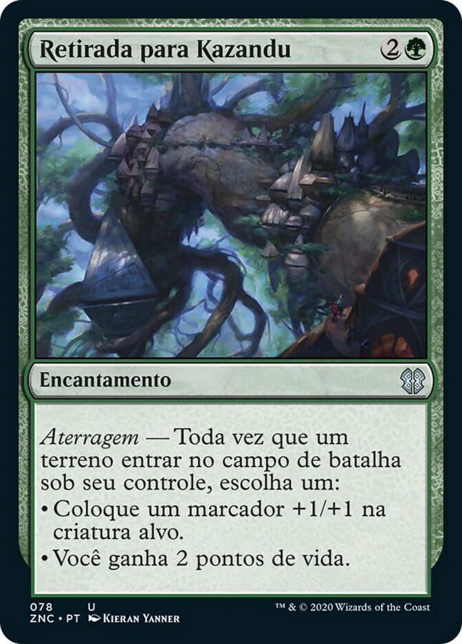 Retirada para Kazandu