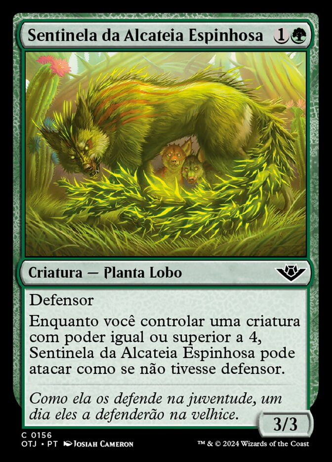 Sentinela da Alcateia Espinhosa