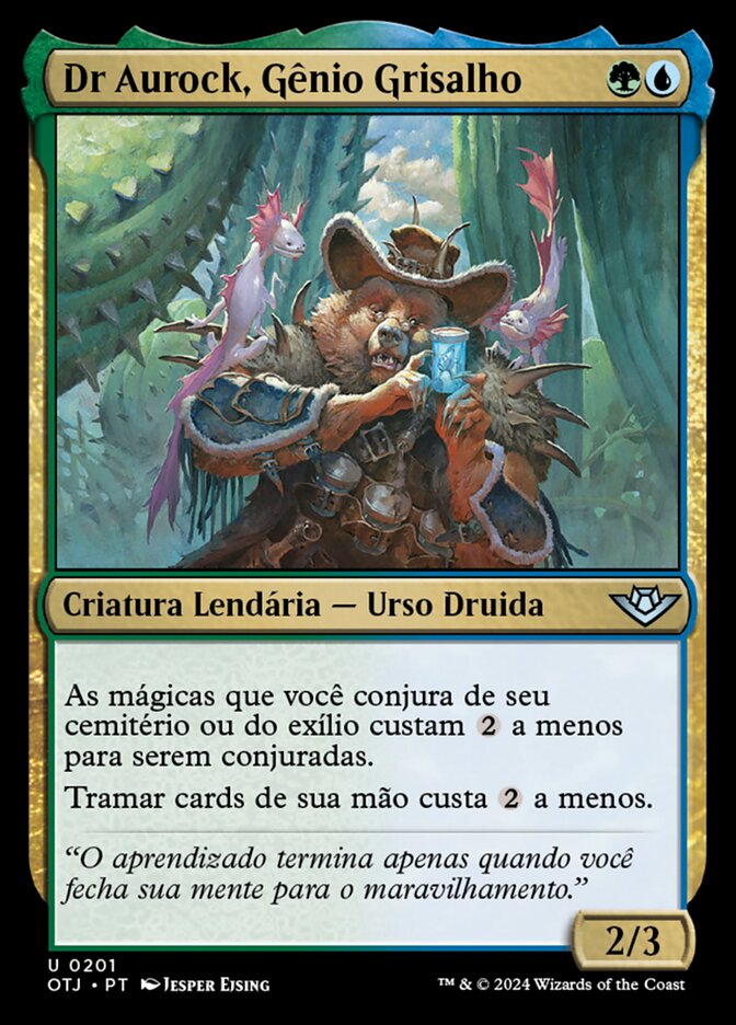 Dr Aurock, Gênio Grisalho