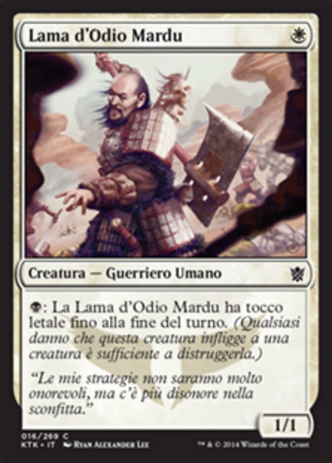Lama d'Odio Mardu