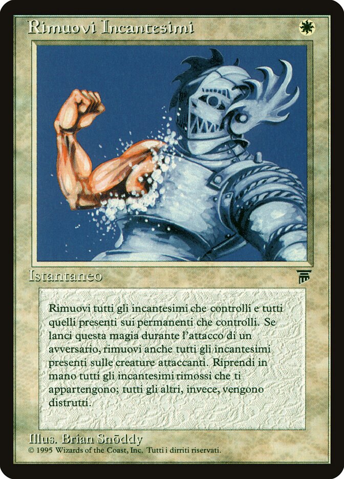Rimuovi Incantesimi