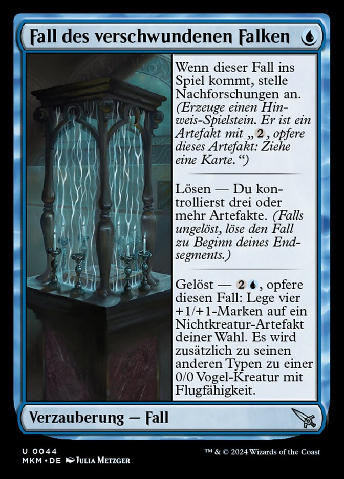 Fall des verschwundenen Falken