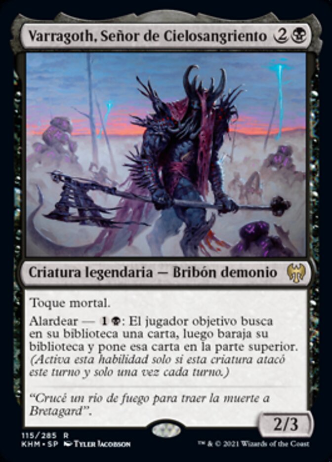 Varragoth, Señor de Cielosangriento
