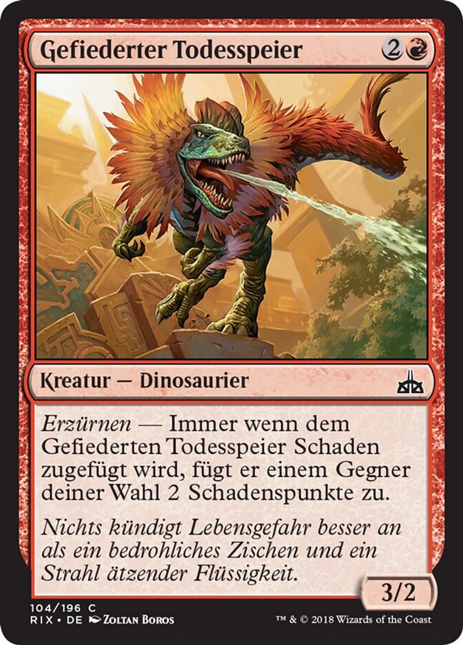 Gefiederter Todesspeier