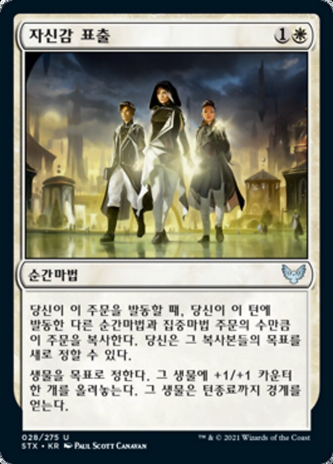 자신감 표출
