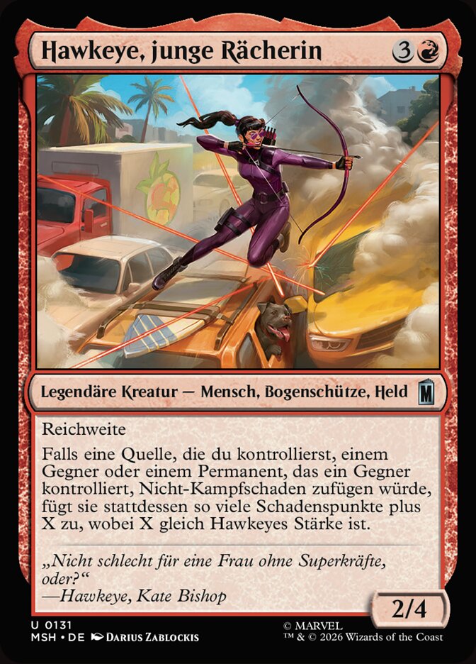 Hawkeye, junge Rächerin