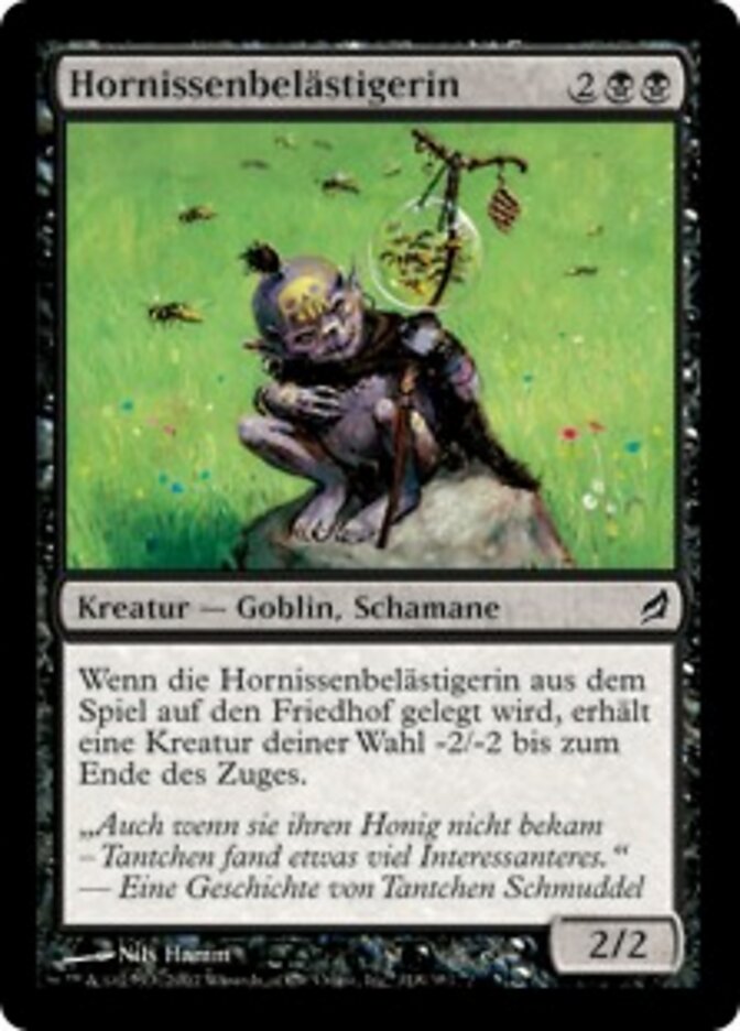 Hornissenbelästigerin