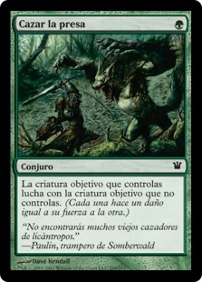 Cazar la presa
