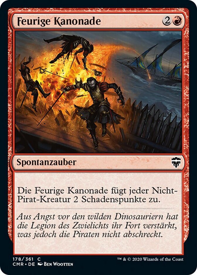 Feurige Kanonade
