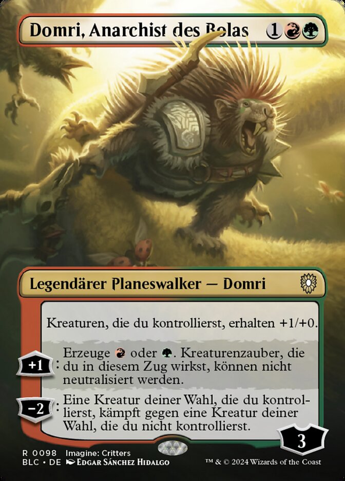 Domri, Anarchist des Bolas
