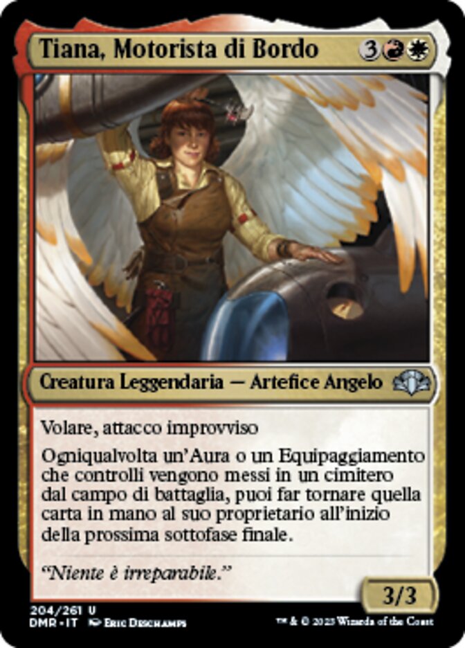 Tiana, Motorista di Bordo