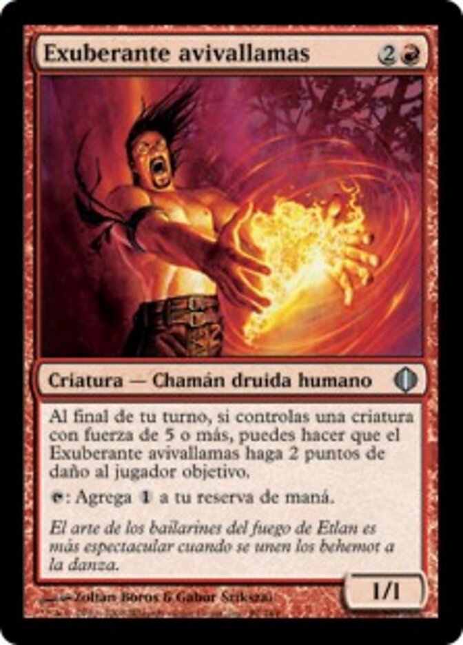 Exuberante avivallamas
