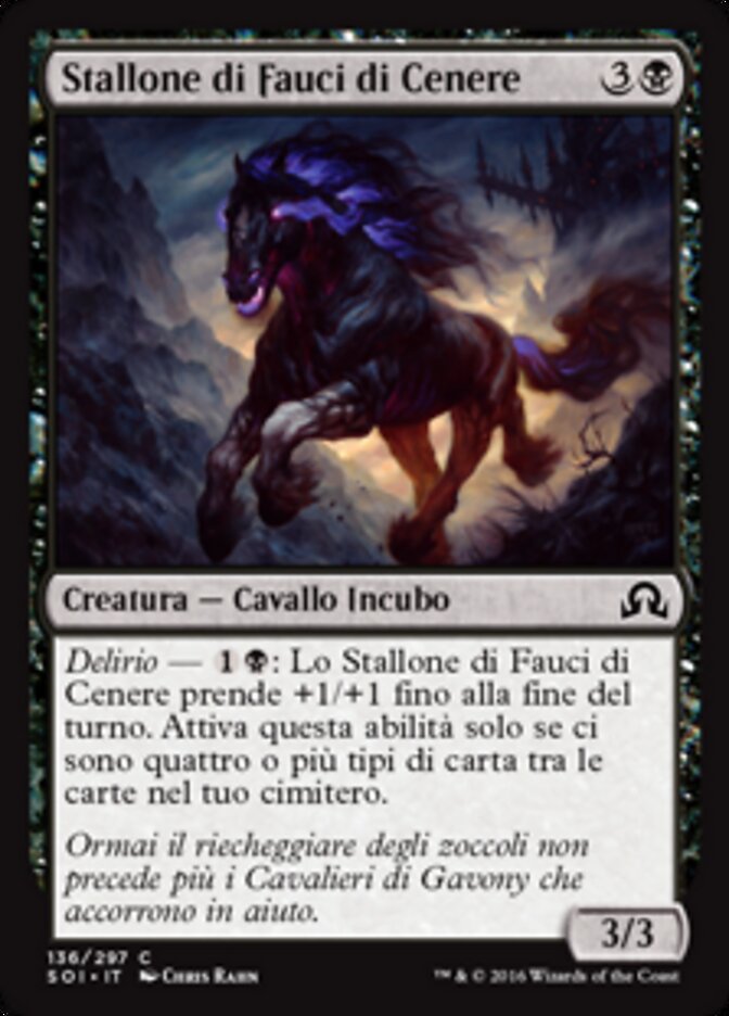 Stallone di Fauci di Cenere