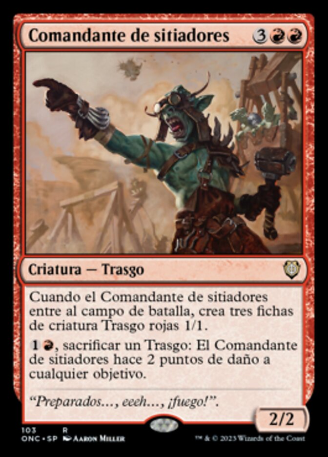 Comandante de sitiadores