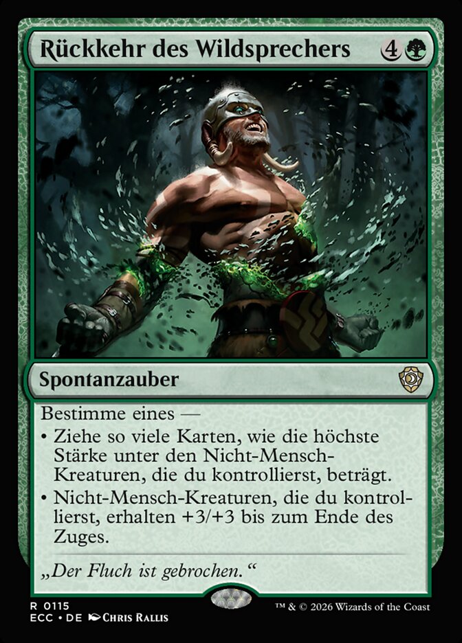 Rückkehr des Wildsprechers