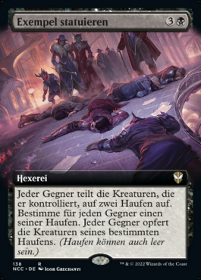 Exempel statuieren