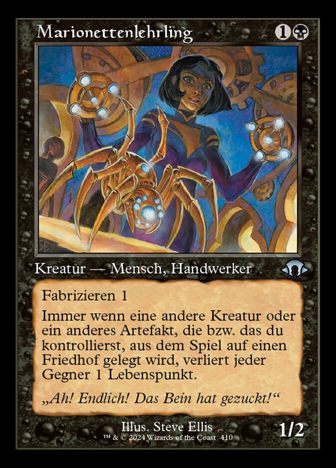 Marionettenlehrling