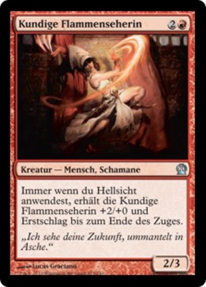 Kundige Flammenseherin