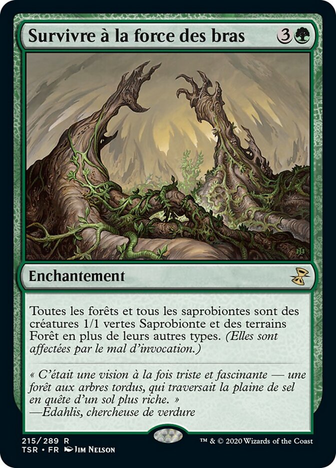 Survivre à la force des bras