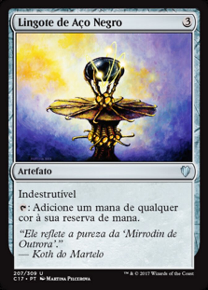Lingote de Aço Negro