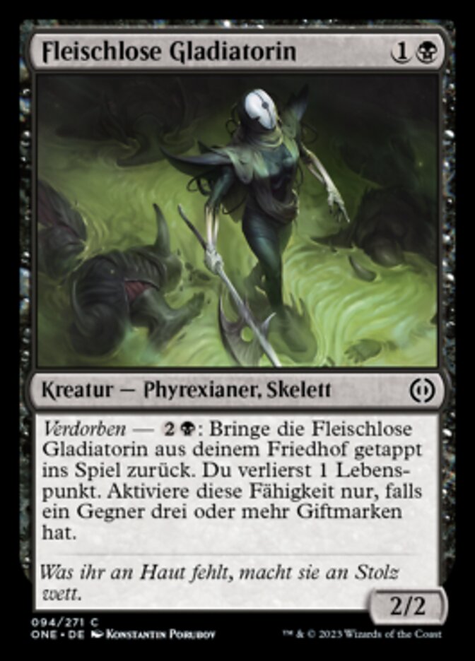 Fleischlose Gladiatorin