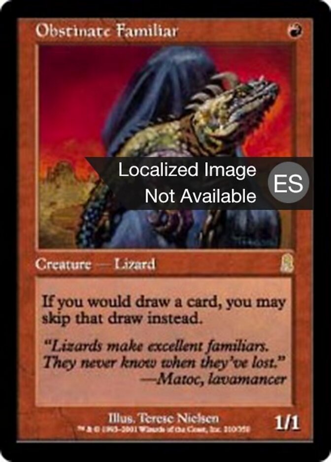 Familiar obstinado