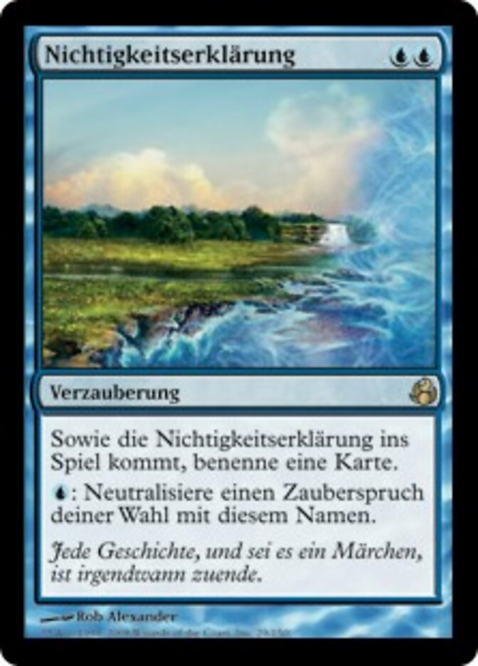 Nichtigkeitserklärung