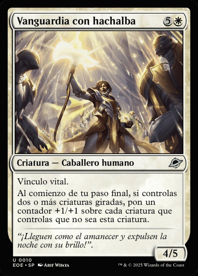Vanguardia con hachalba