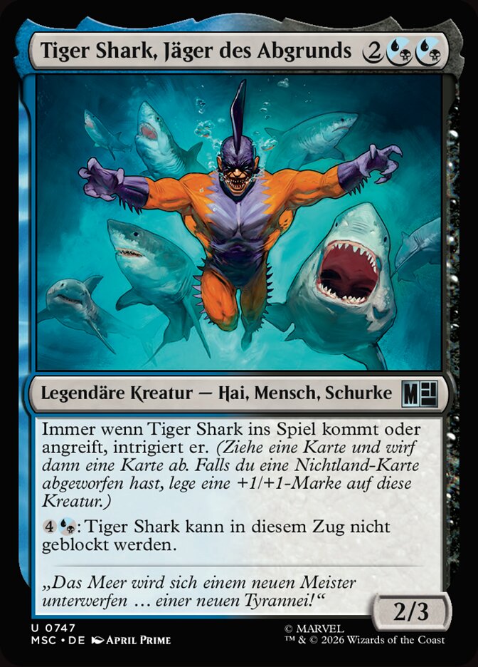 Tiger Shark, Jäger des Abgrunds