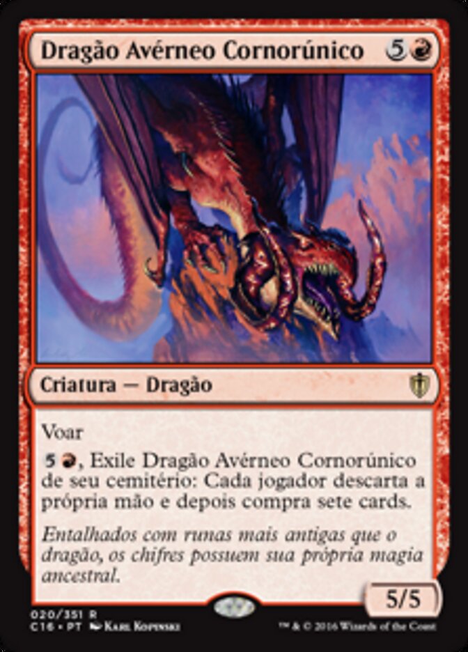 Dragão Avérneo Cornorúnico