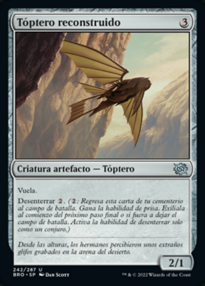 Tóptero reconstruido