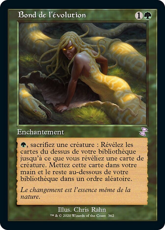 Bond de l'évolution