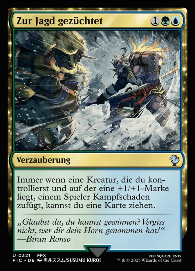 Zur Jagd gezüchtet