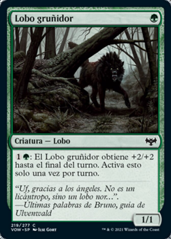 Lobo gruñidor