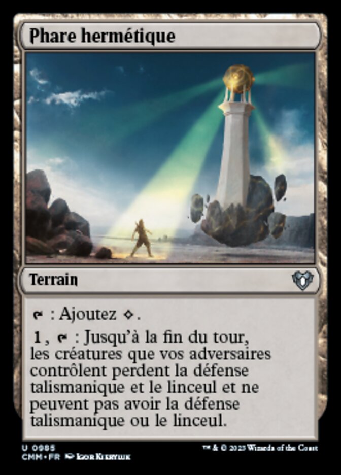 Phare hermétique