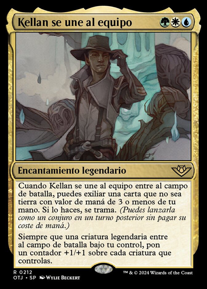 Kellan se une al equipo