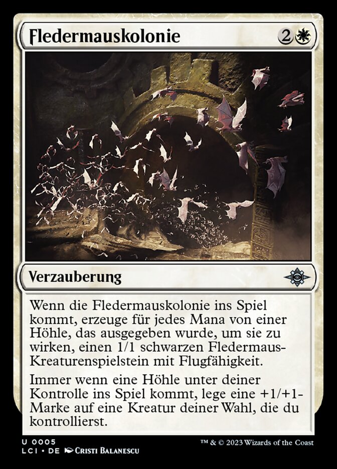 Fledermauskolonie